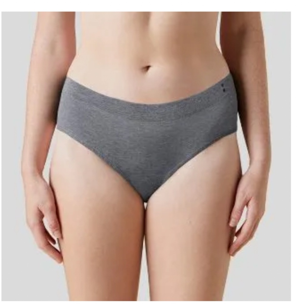 NEW Thinx For All Women's Underwear Gray 1X Pack of 3